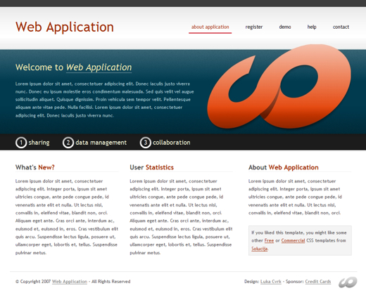 Web Application Layout 1